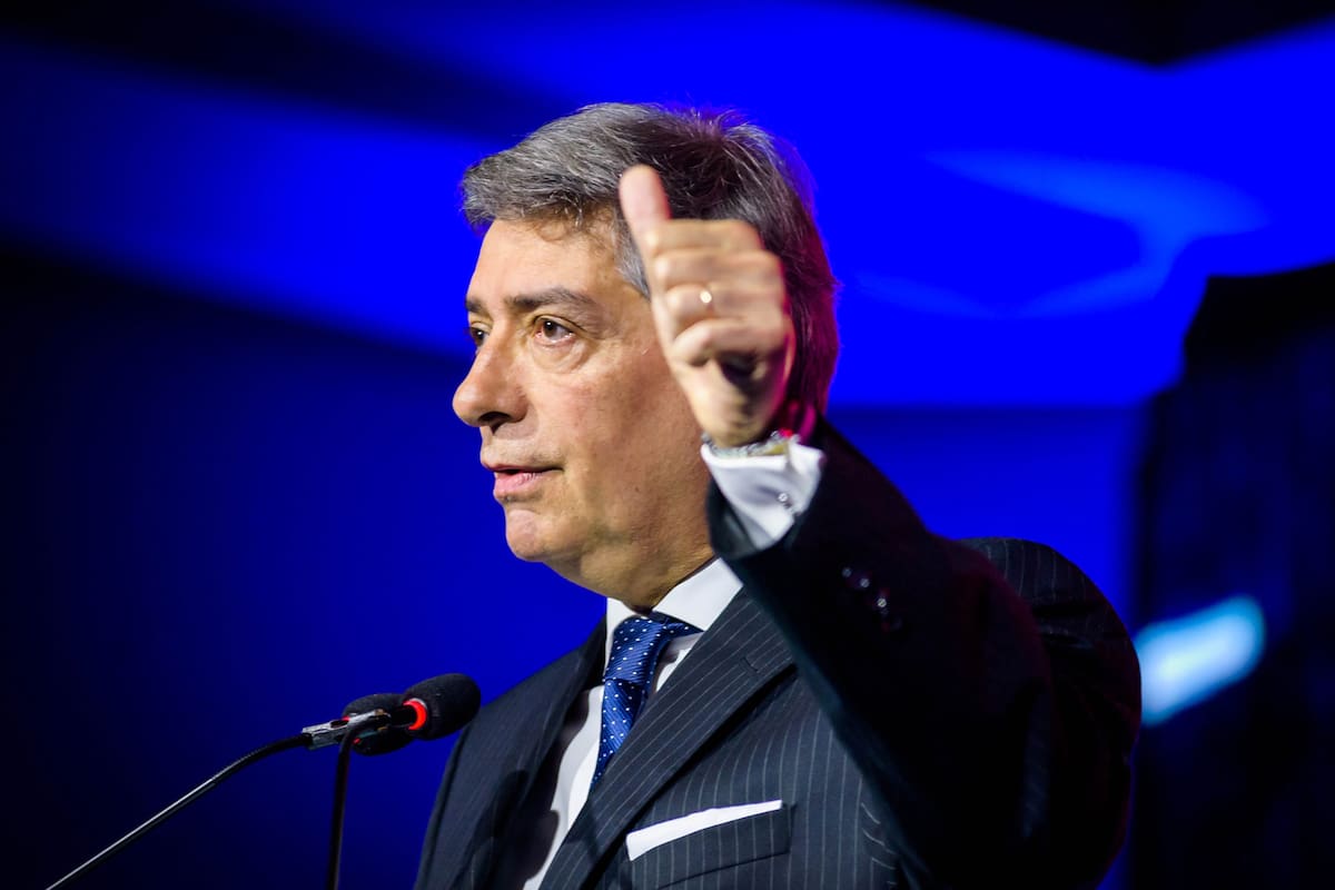 El presidente de la Suprema Corte de Justicia, Horacio Rosatti, en AmCham