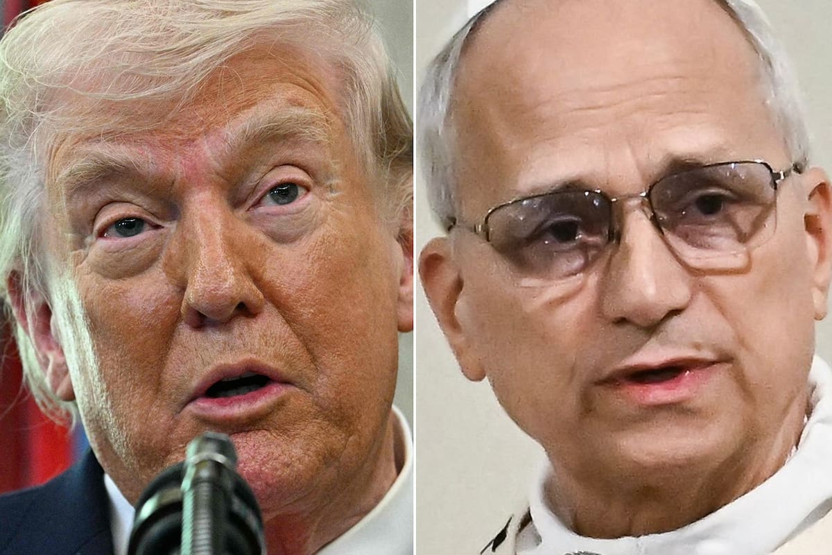 El presidente de los Estados Unidos, Donald Trump, atacó desde su red social Truth al papa León XIV