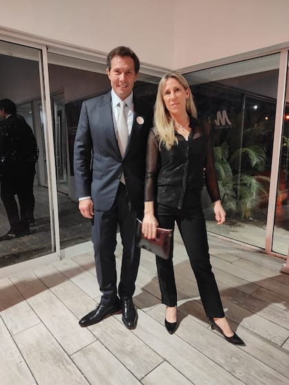 El presidente de Luigi Bosca y director de Wines of Argentina, Alberto Arizu, junto a su esposa, Carolina Arizu
