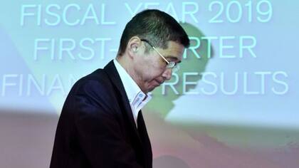 El presidente de Nissan, Hiroto Saikawa, reconoció ante la prensa este jueves que los últimos resultados de la empresa eran "mediocres"