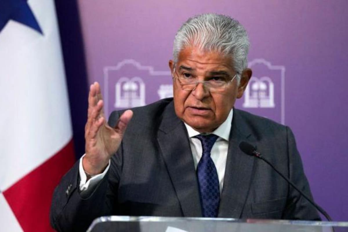 El presidente de Panamá, José Raúl Mulino