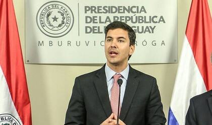 El presidente de Paraguay, Santiago Peña