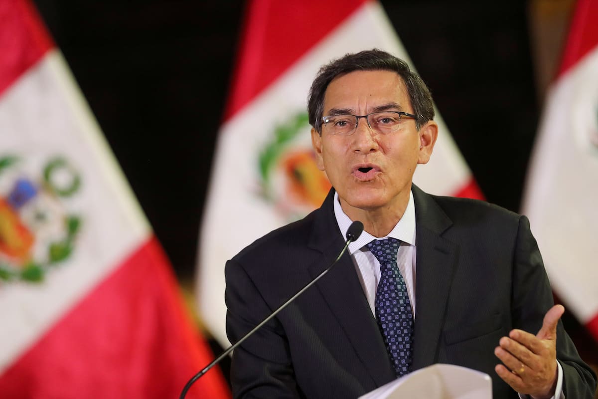 El presidente de Perú, Martín Vizcarra