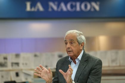 El presidente de River visitó la redacción de LA NACION
