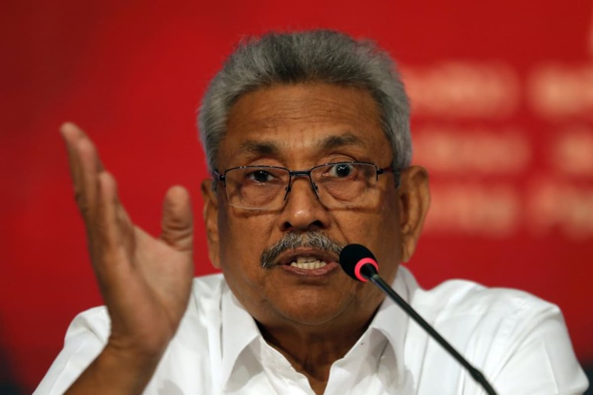 El presidente de Sri Lanka, Gotabaya Rajapaksa.