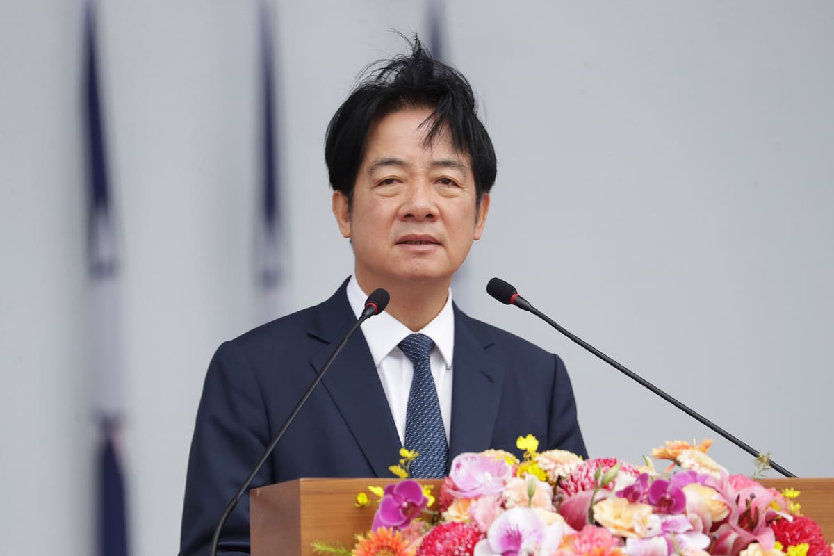El presidente de Taiwán, Lai Ching-te