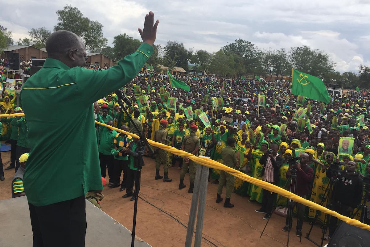 El presidente de Tanzania John Magufuli