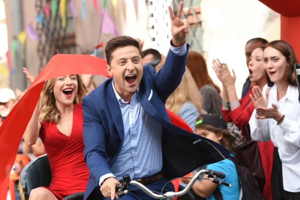 El presidente de Ucrania Volodymyr Zelensky