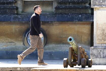 El presidente de Ucrania, Volodymyr Zelenskyy, llega a la cumbre de la Comunidad Política Europea en el Palacio de Blenheim en Woodstock, Oxfordshire, Inglaterra, el jueves 18 de julio de 2024. (Stefan Rousseau/PA vía AP, Pool)