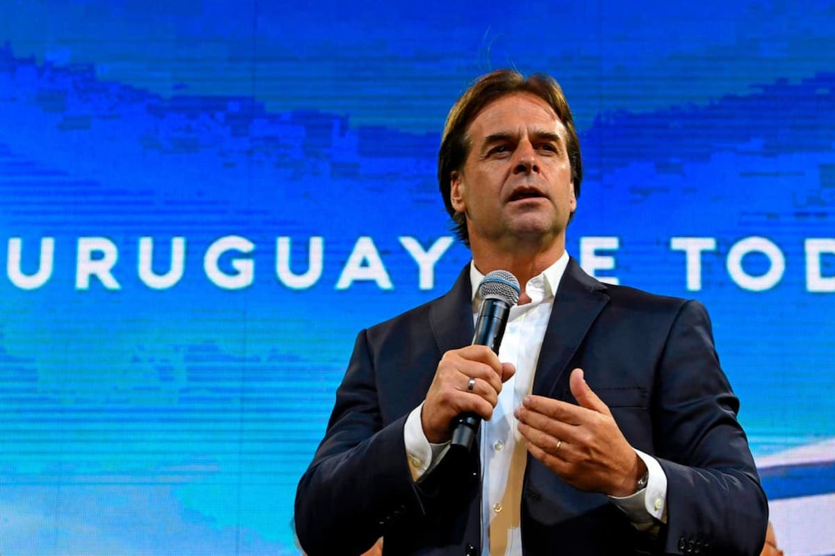El presidente de Uruguay, Luis Lacalle Pou