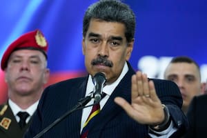 El presidente de Venezuela, Nicolás Maduro, en Caracas. (AP/Matías Delacroix)