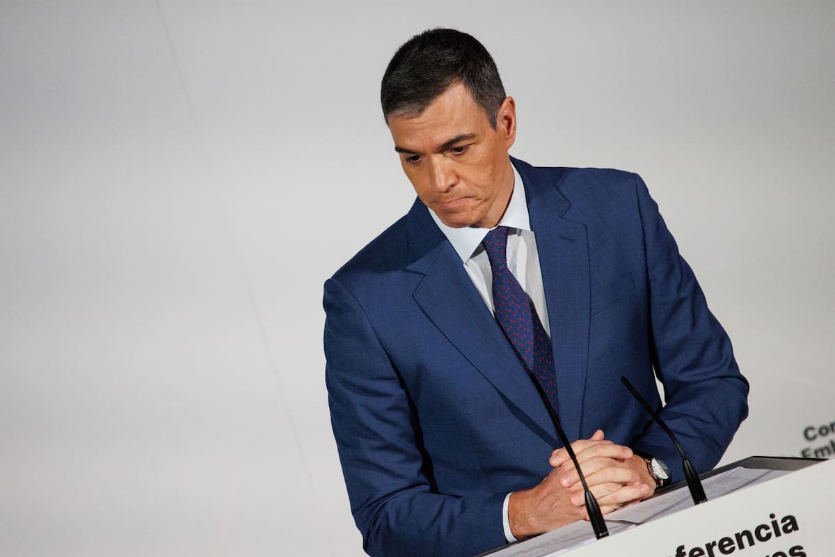El presidente del Gobierno español, Pedro Sánchez