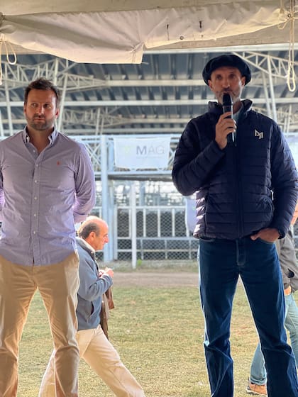 El presidente del MAG, Andrés Mendizábal, habló en el acto