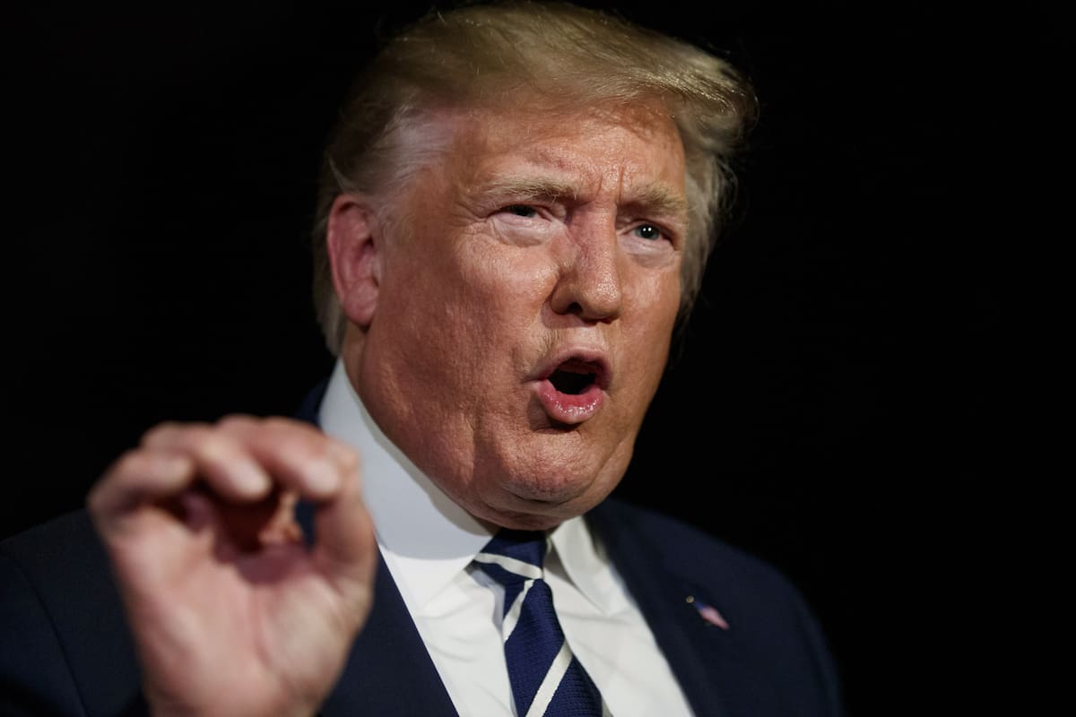 El presidente Donald Trump