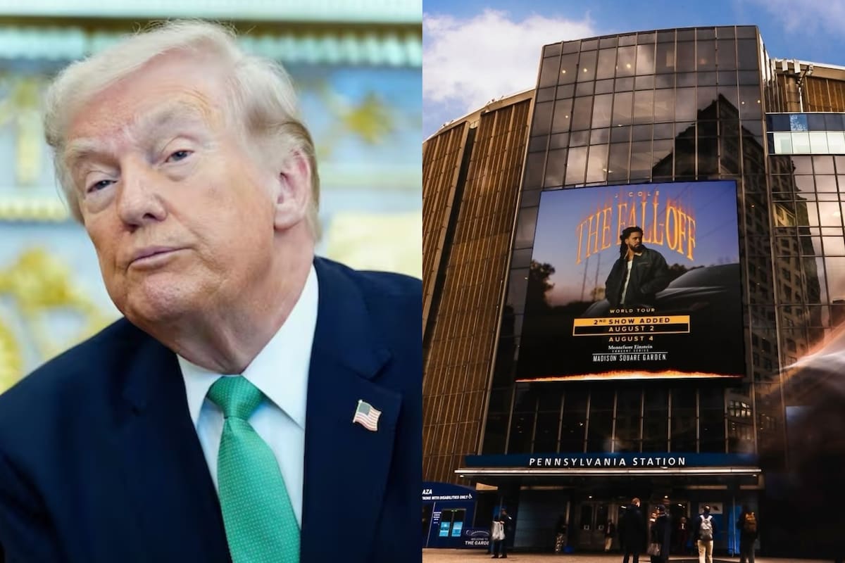 El presidente Donald Trump analiza un plan para trasladar el Madison Square Garden