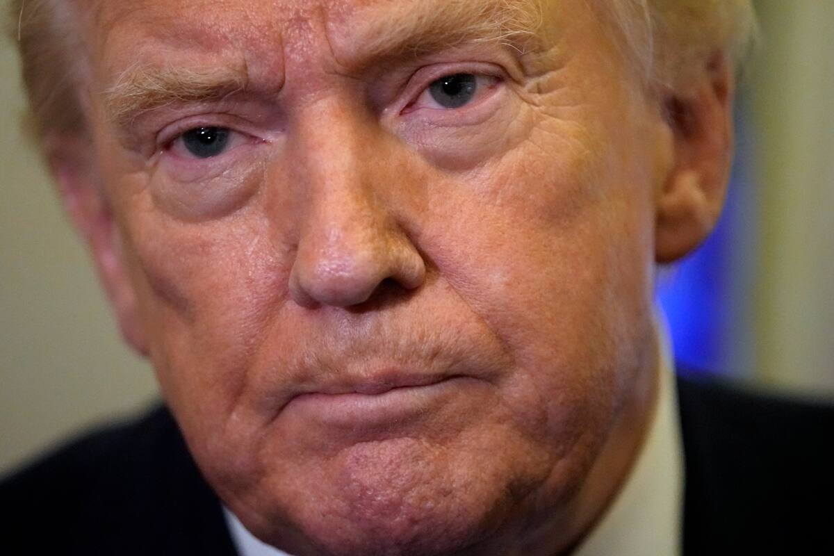 El presidente Donald Trump antes de abordar el Air Force One, el viernes 6 de febrero de 2026