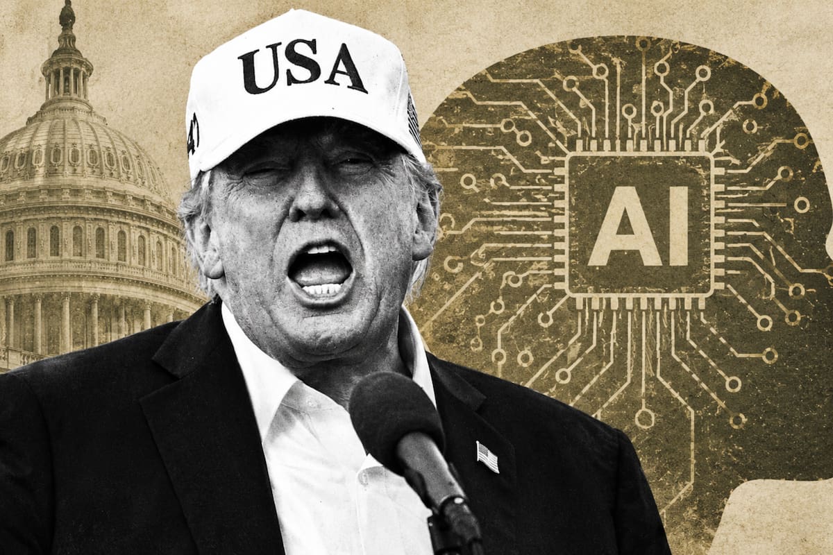 El presidente Donald Trump anunció la creación de una nueva estructura denominada "AI Force" y la futura designación de un "zar de la IA"