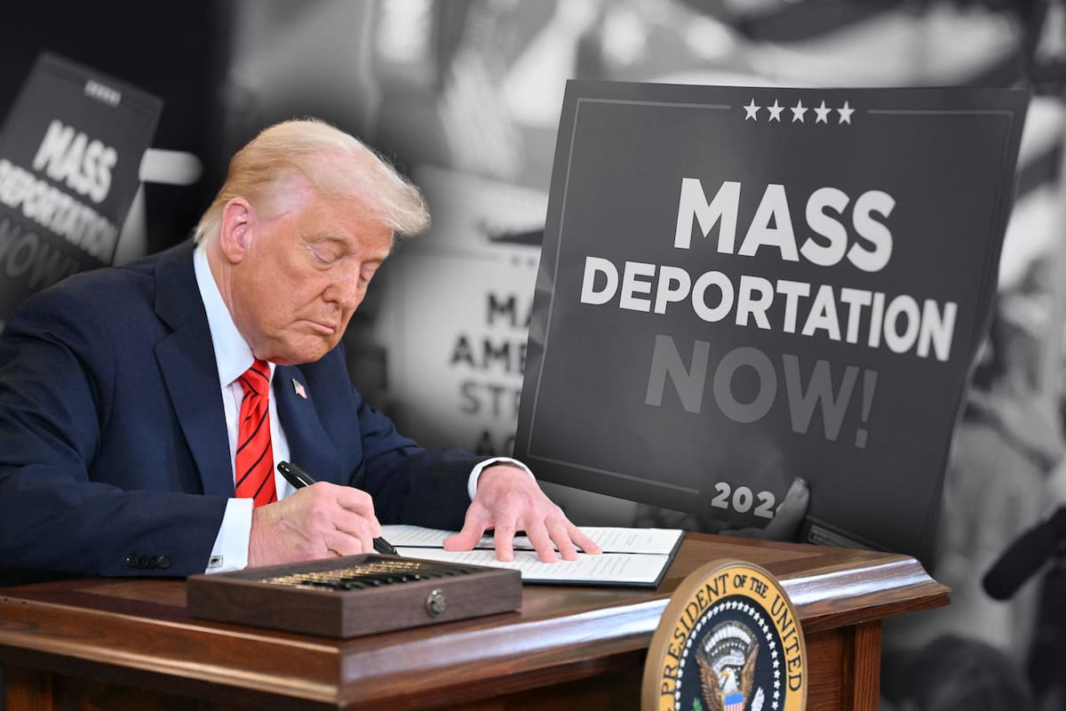 El presidente Donald Trump anunció que buscará “pausar de manera permanente” la llegada de migrantes de naciones pobres e impulsar la “migración inversa”