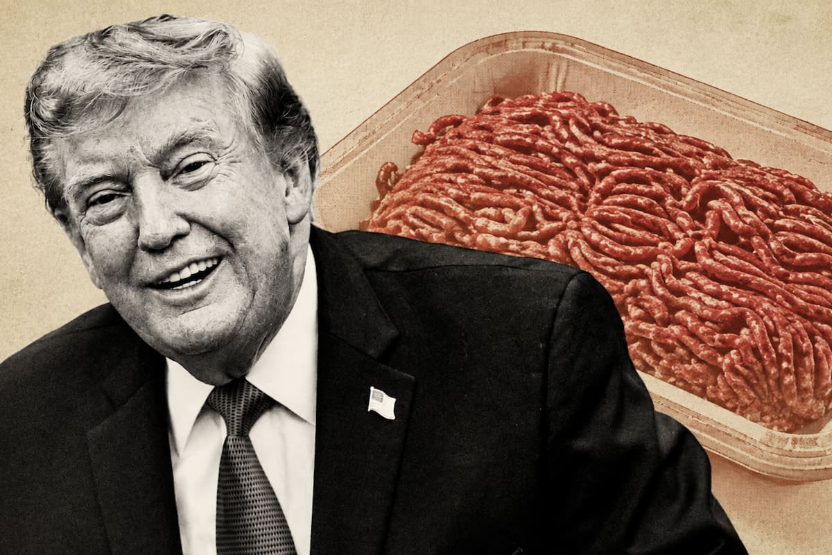 El presidente Donald Trump anunció un acuerdo destinado a reducir de manera inmediata el costo de la carne molida en Estados Unidos