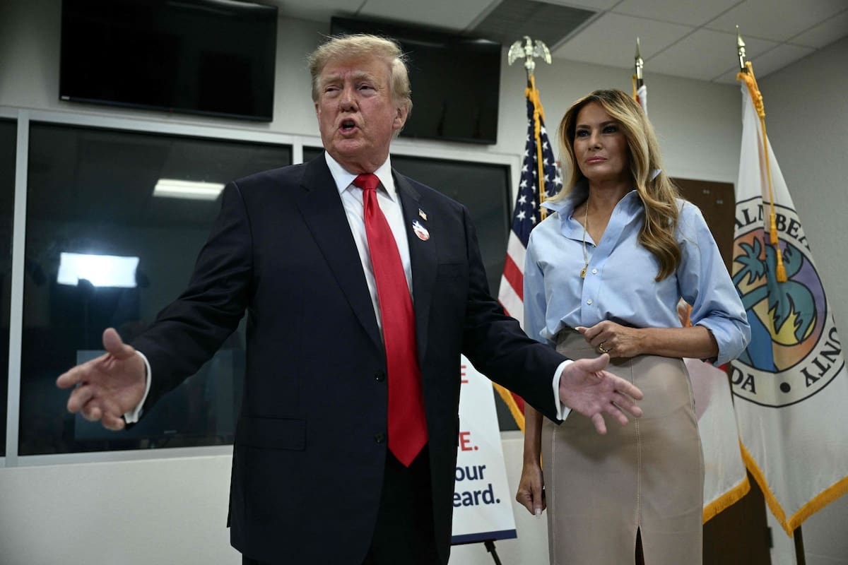 El presidente Donald Trump emitió su voto en las elecciones de medio término el pasado 24 de octubre