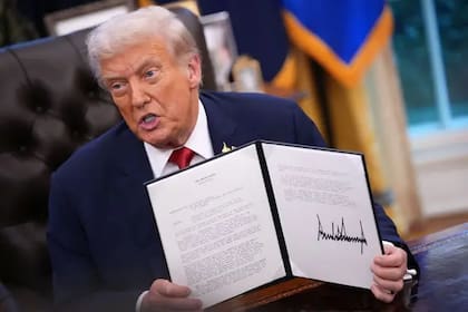 El presidente Donald Trump, en el Salón Oval.