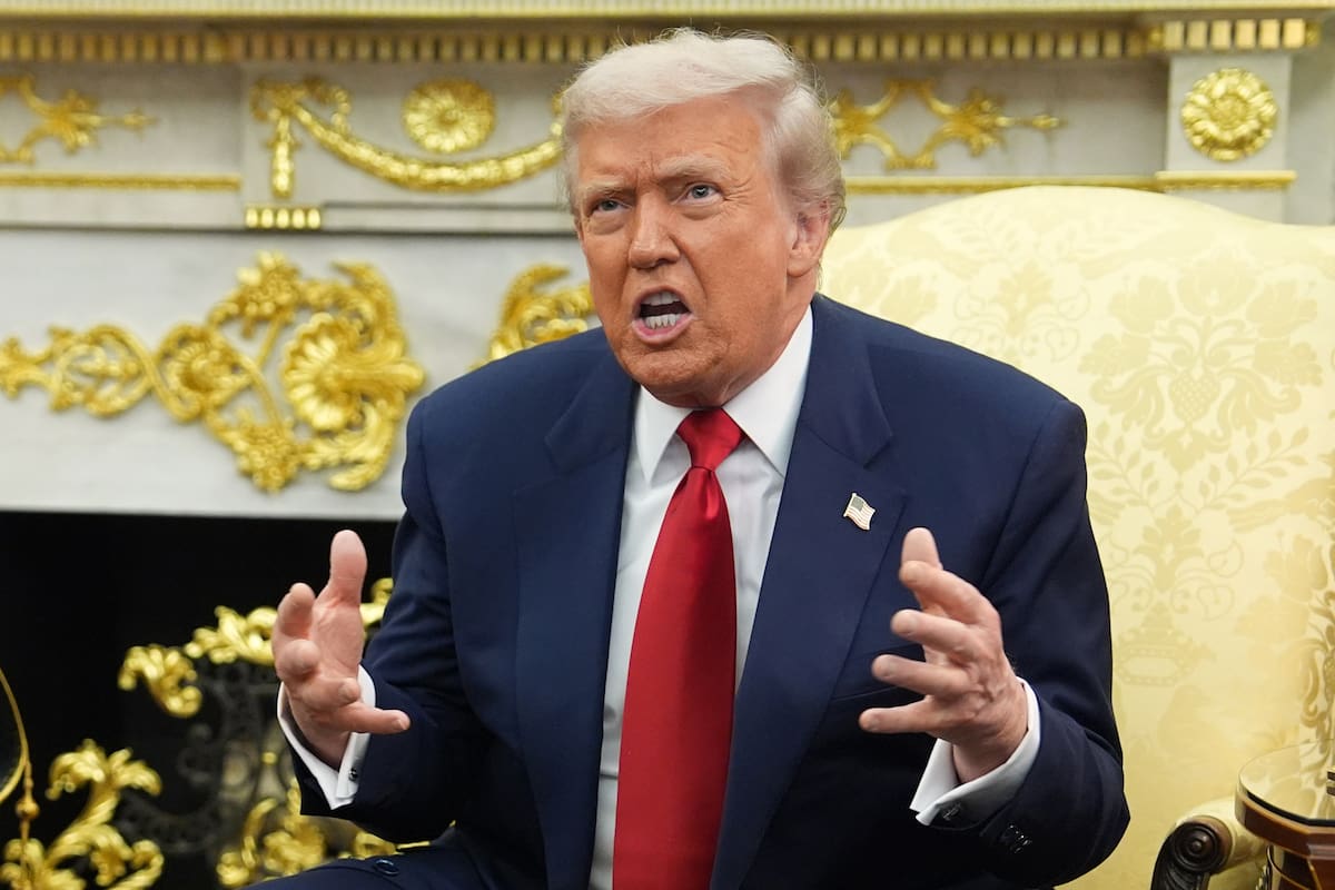 El presidente Donald Trump, en el Salón Oval, en Washington.