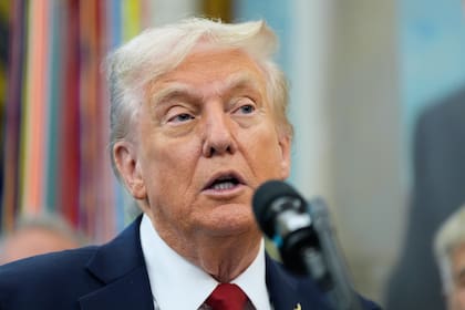 El presidente Donald Trump, en el Salón Oval en la Casa Blanca, en Washington, el 30 de septiembre del 2025.
