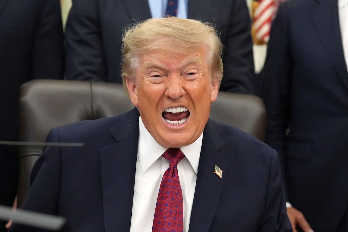 El presidente Donald Trump, en el Salón Oval en la Casa Blanca, en Washington, el 31 de agosto del 2026.