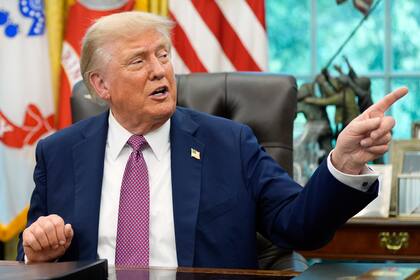 El presidente Donald Trump, en un acto en la Casa Blanca.