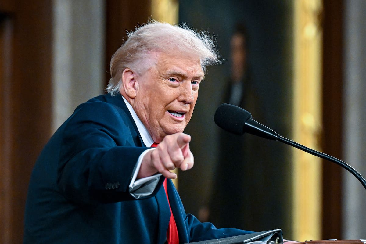 El presidente Donald Trump pronuncia su discurso sobre el Estado de la Unión ante el Congreso, en Washington.