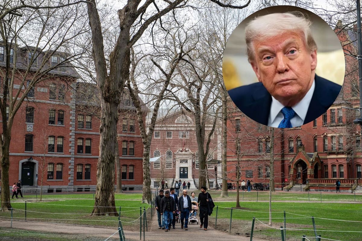 El presidente Donald Trump solicitó el nombre y país de origen de varios estudiantes en Harvard