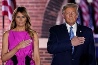 Pandemia y campaña. Melania toma distancia de Trump y sigue su propio libreto