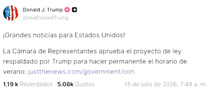 El presidente Donald Trump ya había mostrado su apoyo desde mayo, cuando la ley estaba en revisión