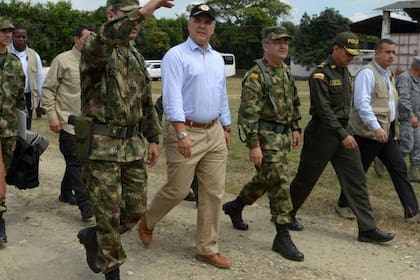 El presidente Duque a su llegada a Cúcuta