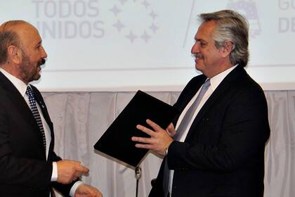 El Presidente durante el acto en Formosa