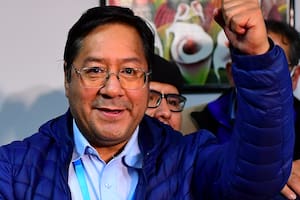 El presidente electo de Bolivia Luis Arce