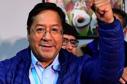 El presidente electo de Bolivia Luis Arce
