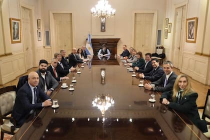 El Presidente encabezó una reunión de Gabinete en Casa Rosada