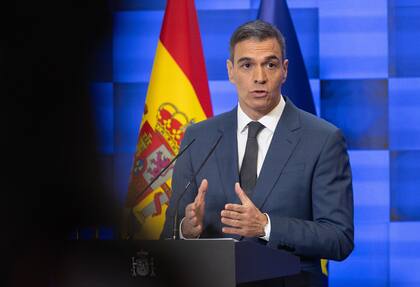 El presidente español, Pedro Sánchez