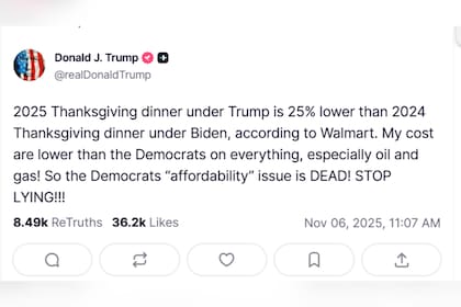 El presidente estadounidense criticó la gestión de Biden
