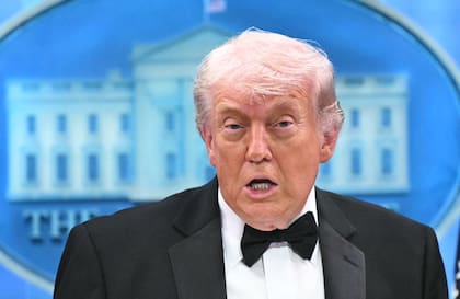 El presidente estadounidense, Donald Trump, protagonizó una rueda de prensa en la Sala de Prensa Brady de la Casa Blanca (Foto de Mandel NGAN / AFP)