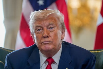 El presidente estadounidense Donald Trump tuvo un exabrupto a bordo del avión presidencial