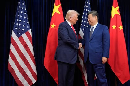 El presidente estadounidense, Donald Trump, y su par chino, Xi Jinping, tras la reciente reunión
