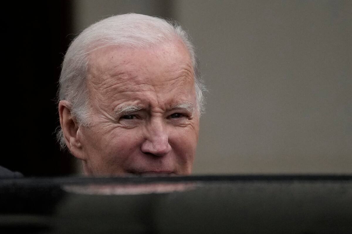 El presidente estadounidense Joe Biden en Dublín el 13 de abril de 2023. (Foto AP /Christophe Ena)