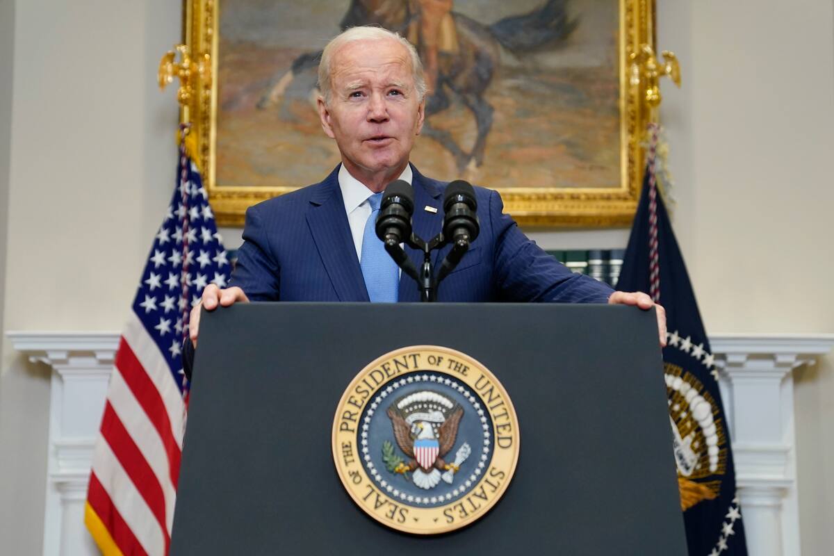 El presidente estadounidense Joe Biden en la Casa Blanca en Washington, el 17 de marzo de 2023.
