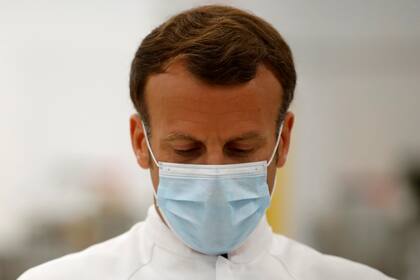 El presidente francés Emmanuel Macron