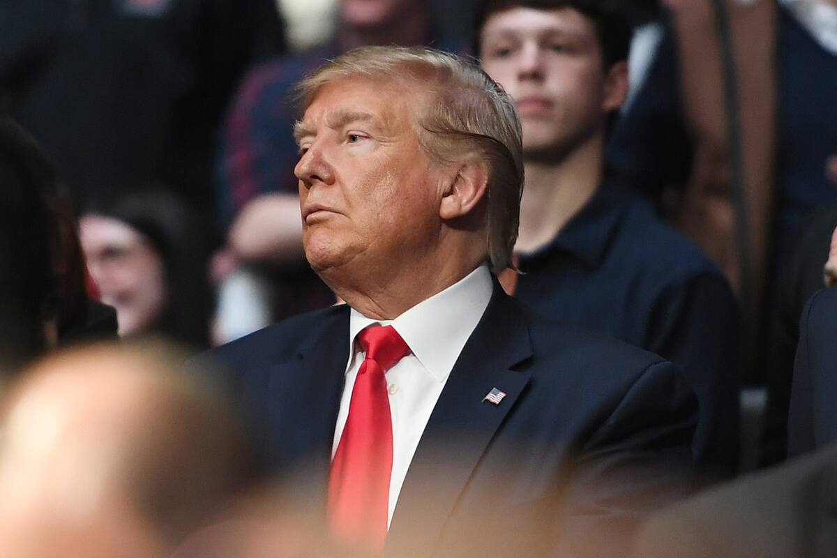 El presidente fue al Madison Square Garden para disfrutar de un espectáculo deportivo