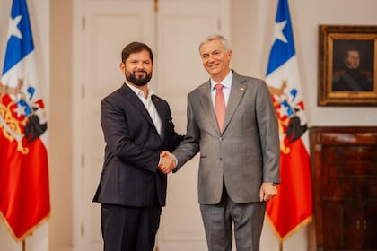 El presidente Gabriel Boric recibió al presidente electo José Antonio Kast
