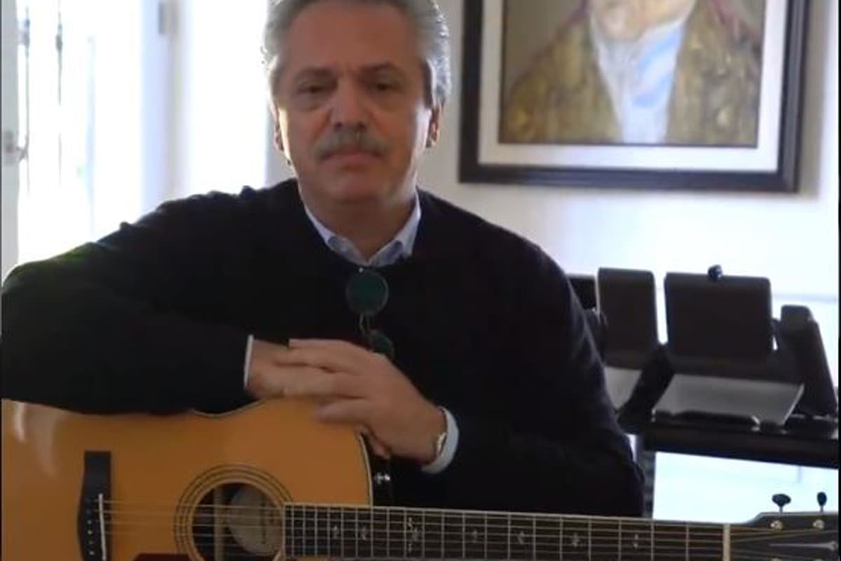 El Presidente grabó un video para hablarle a los niños en cuarentena