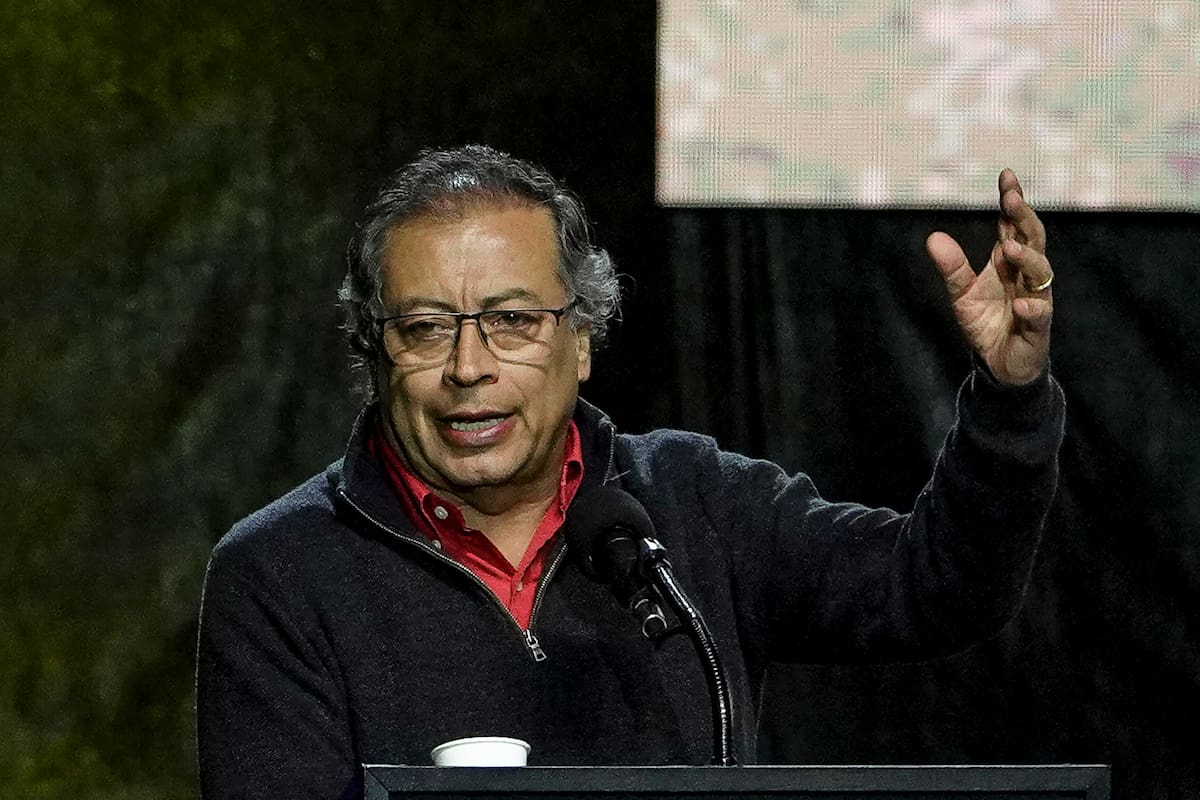 El presidente Gustavo Petro
